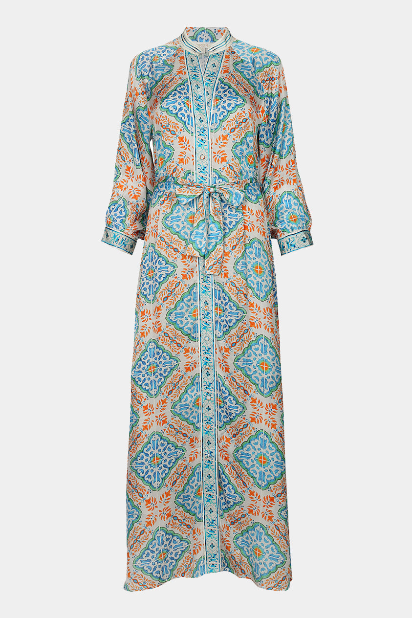 Bandana Orange Tile Dress