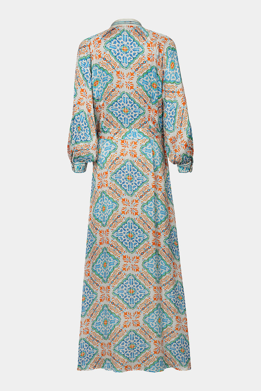 Bandana Orange Tile Dress