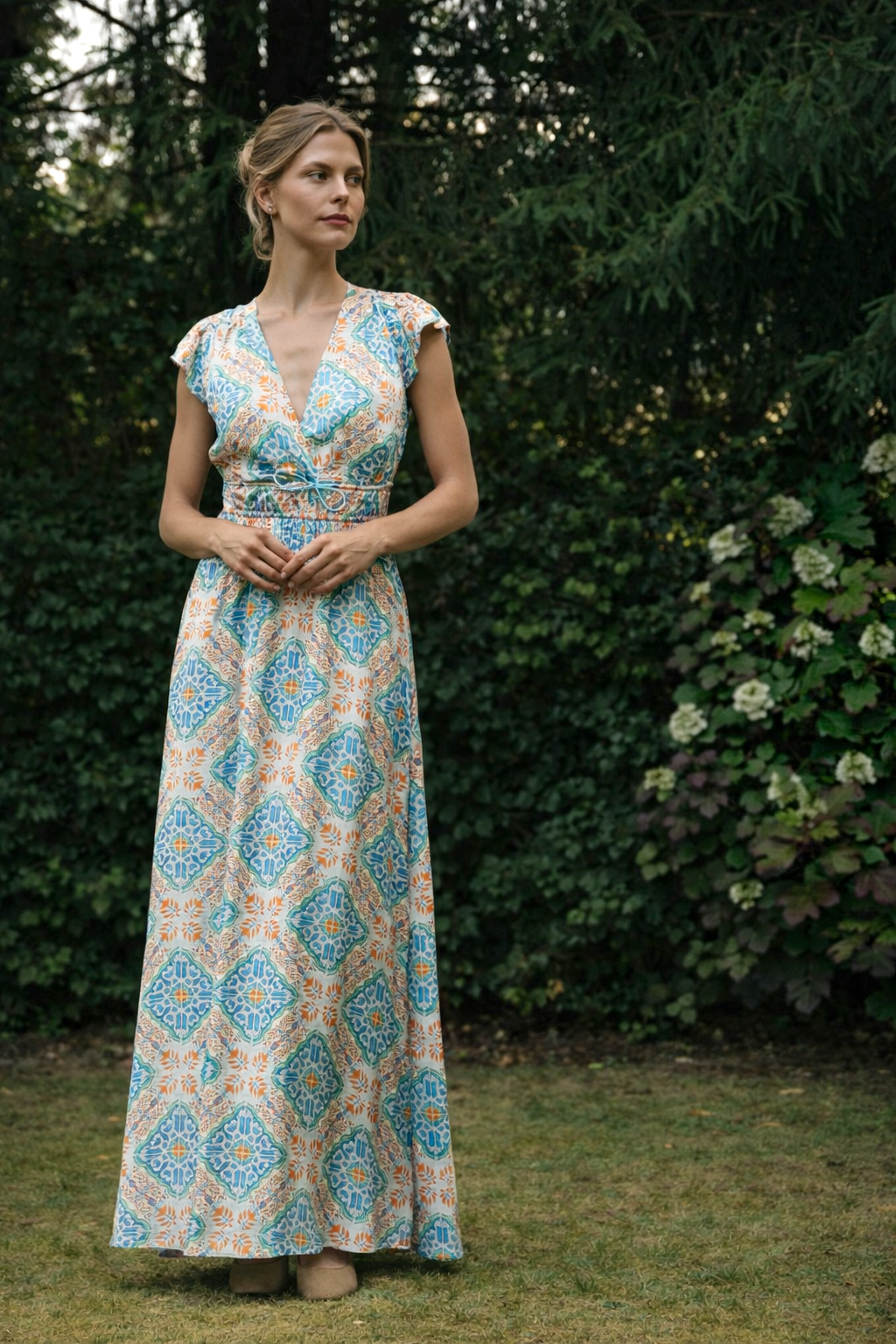 BRDR Caravan Printed Dress Dress