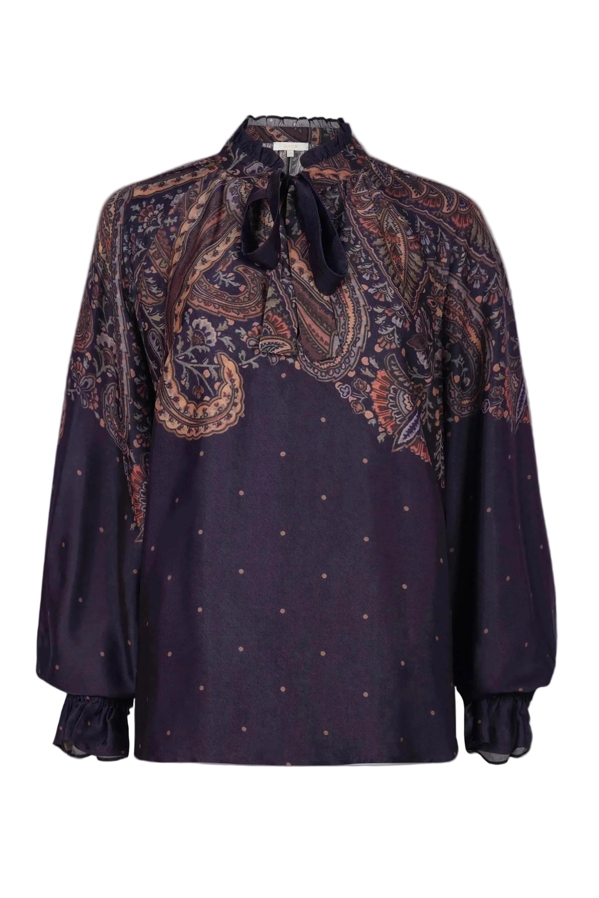 BRDR Lorella Midnight Blouse Blouse