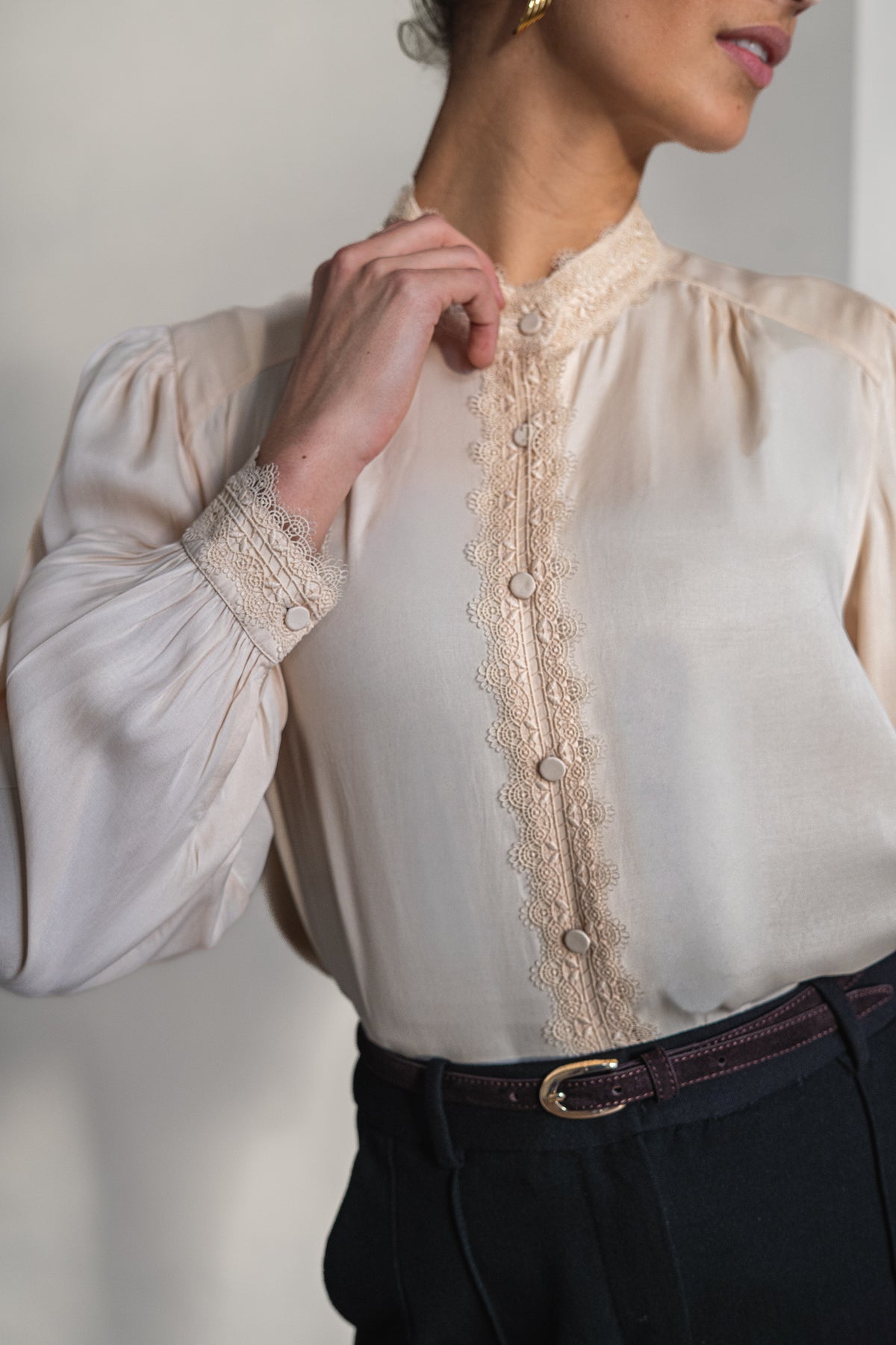 BRDR Mariella Lace Blouse Blouse
