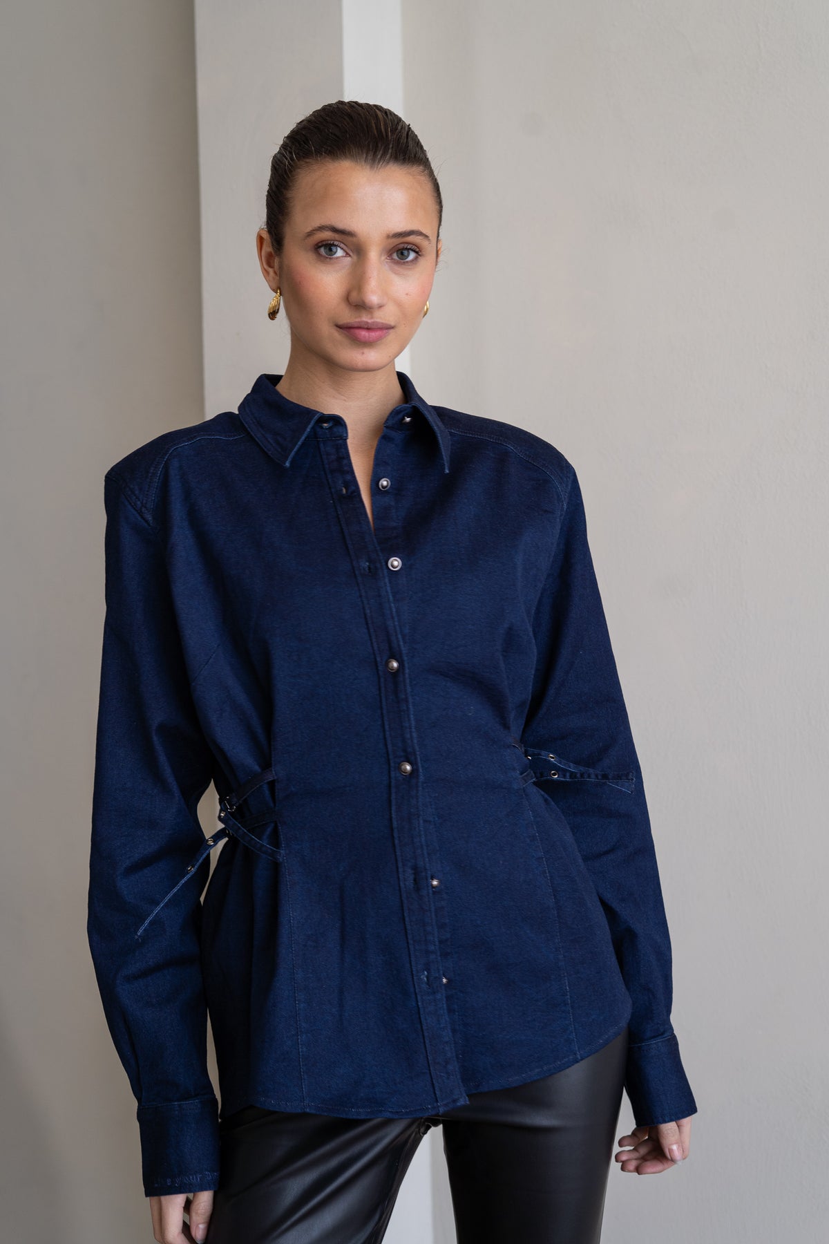 BRDR Row Denim Shirt Shirt