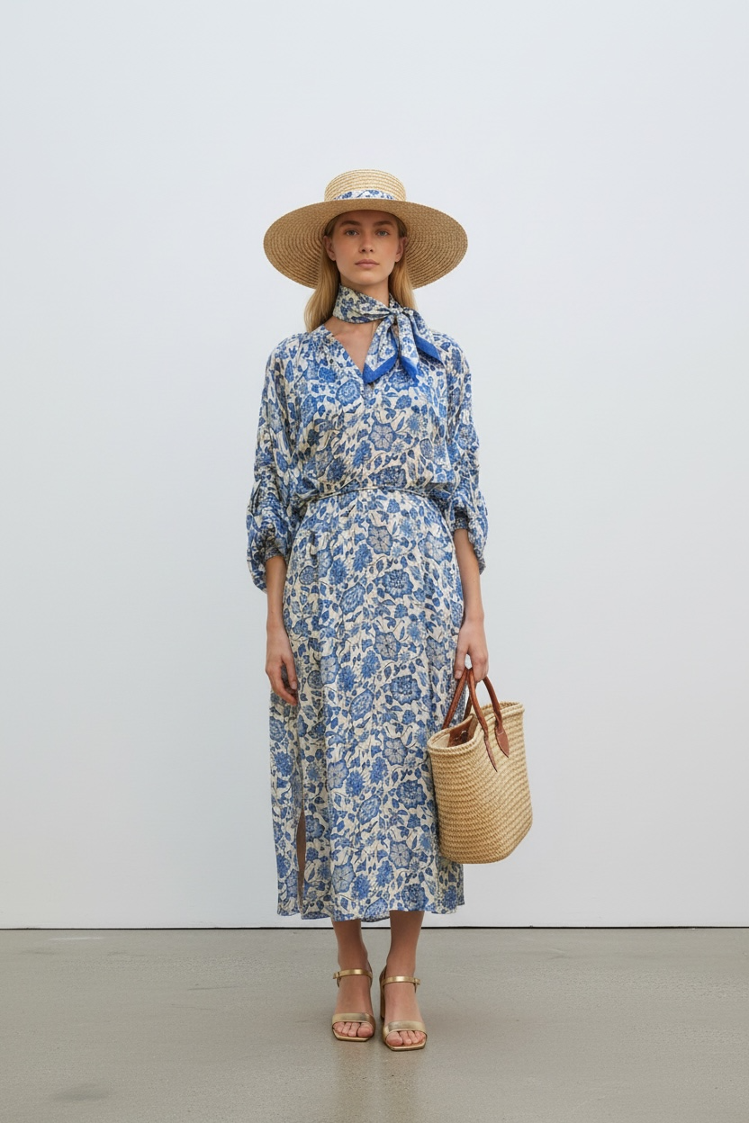 BRDR Tamara Printed Dress Dress