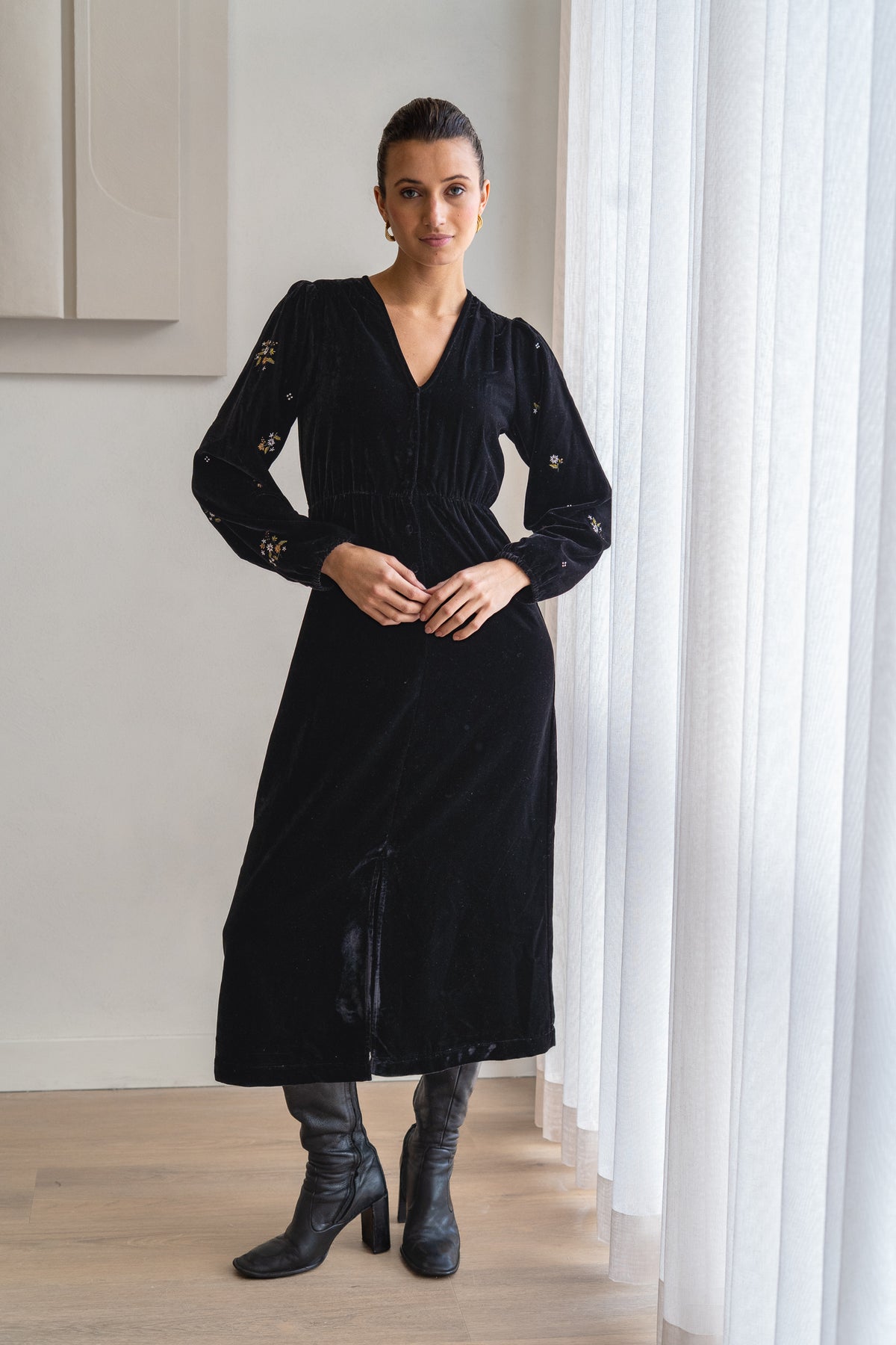 BRDR Velvatine Evening Dress Dress