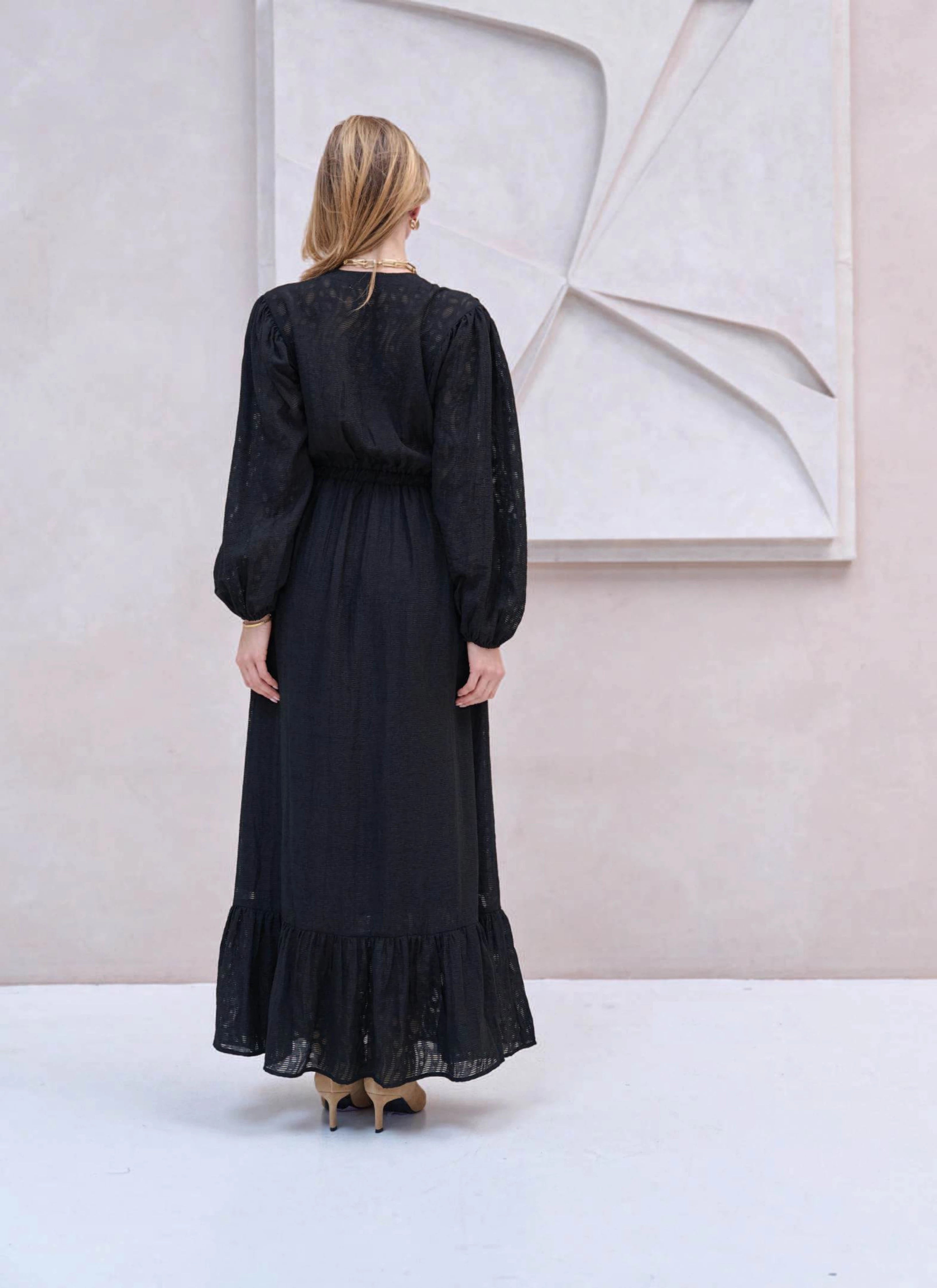 Elise Jacquard Dress