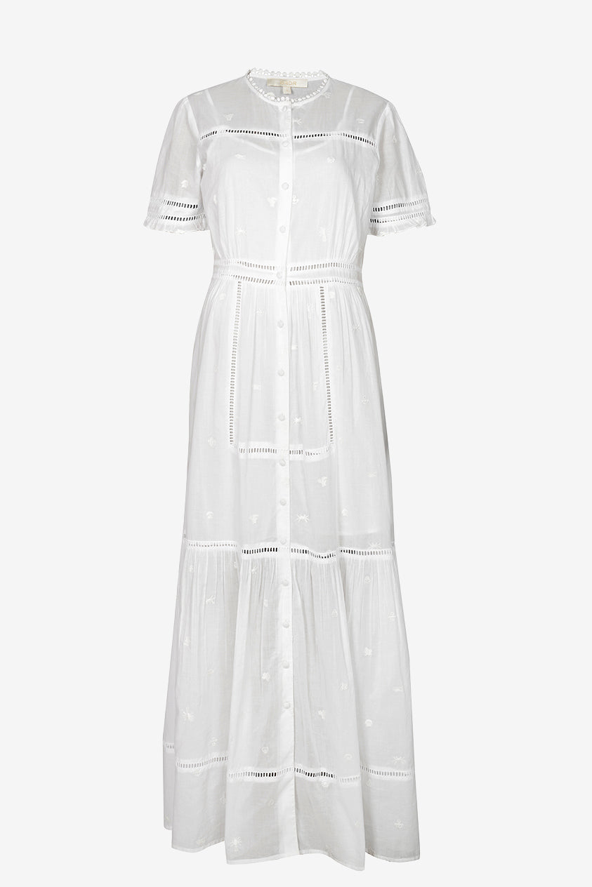 Day Ditsy Embroidery Dress