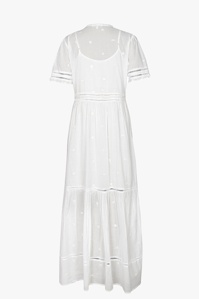 Day Ditsy Embroidery Dress