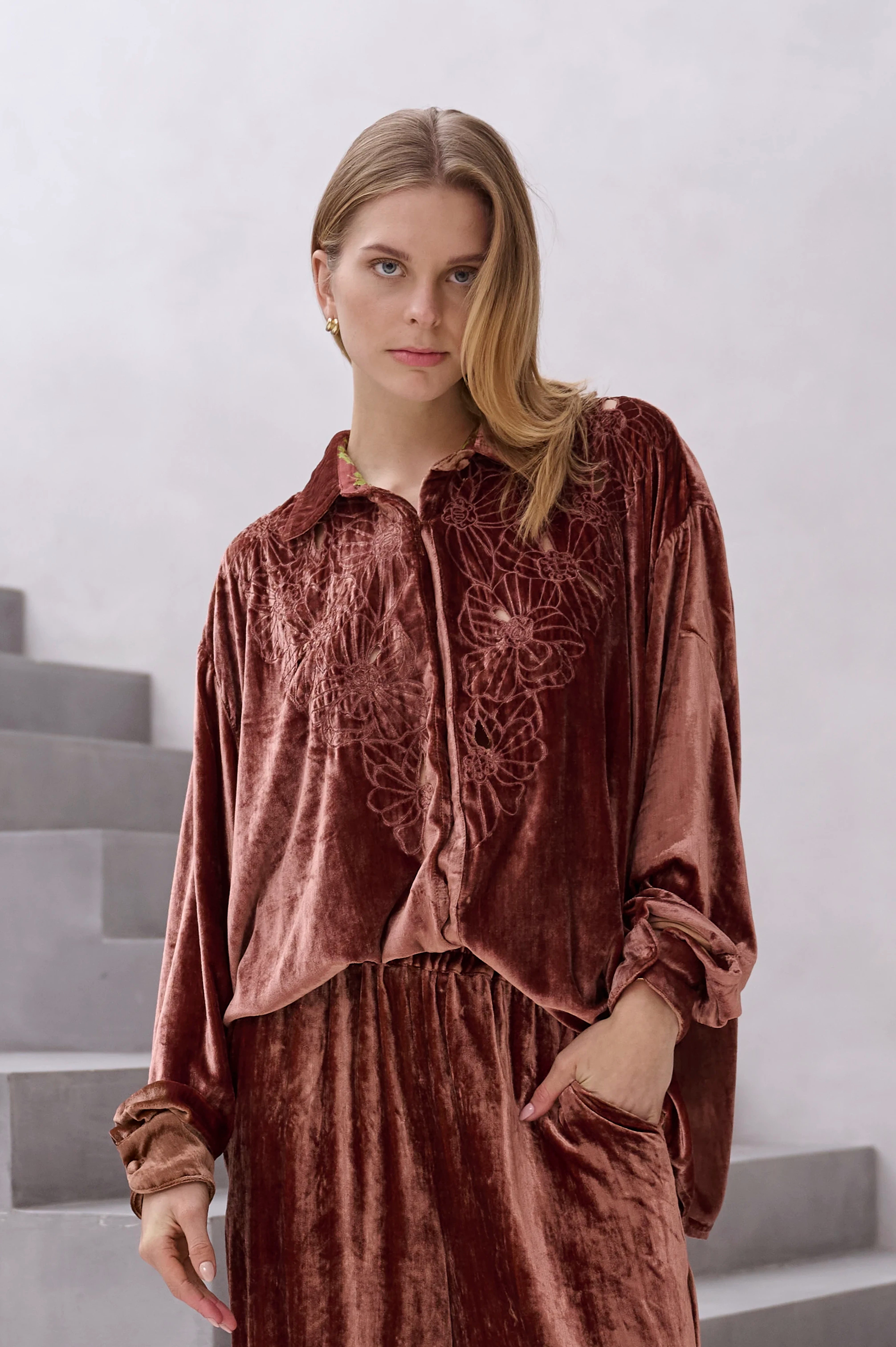 Bailey Velvet Shirt