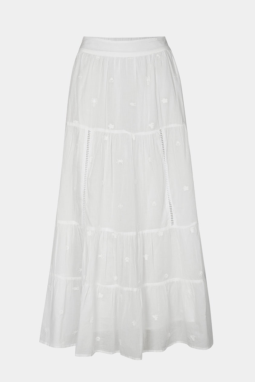 Day Ditsy Embroidery Skirt