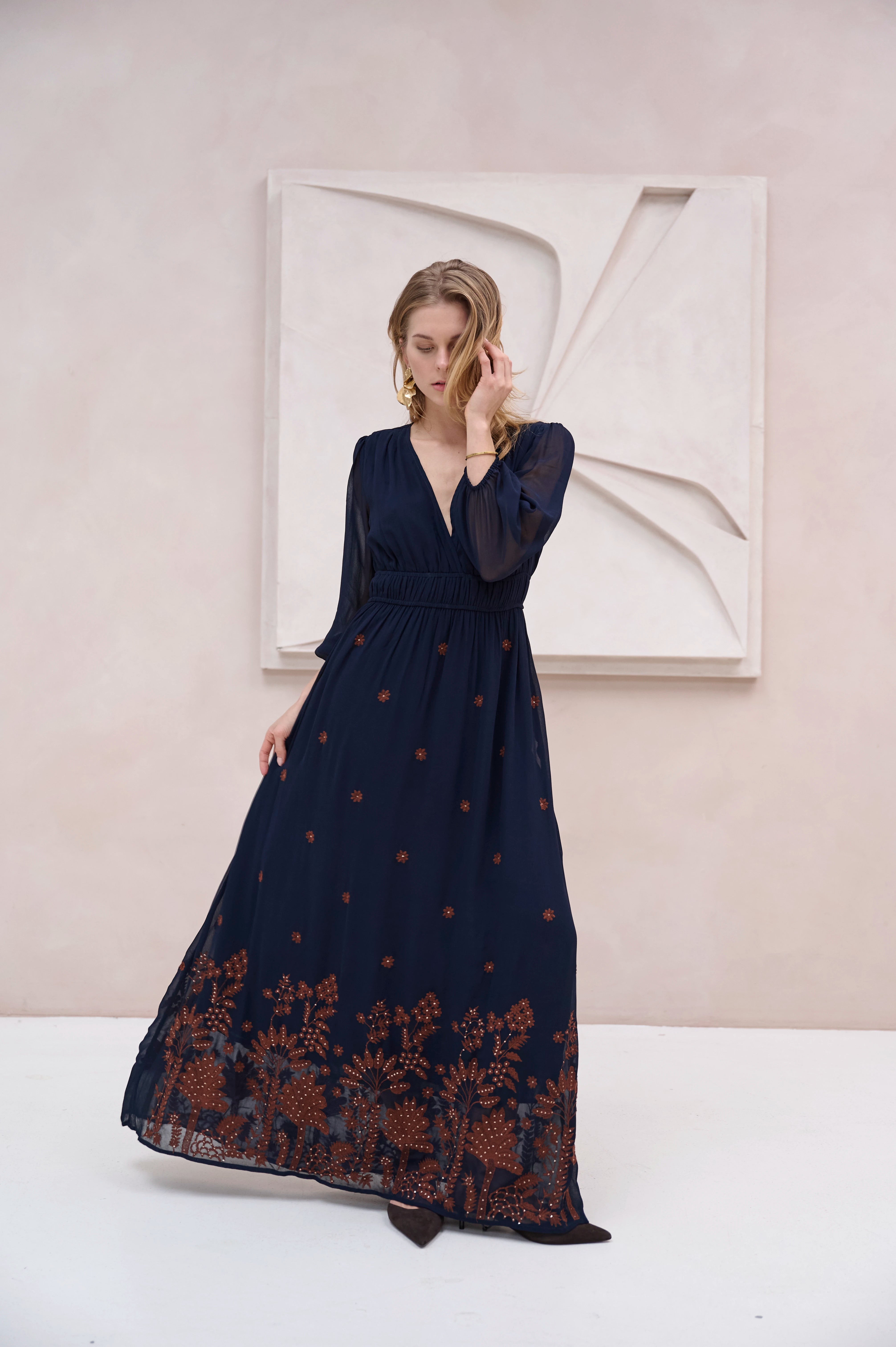 Caravan Embroidery Dress