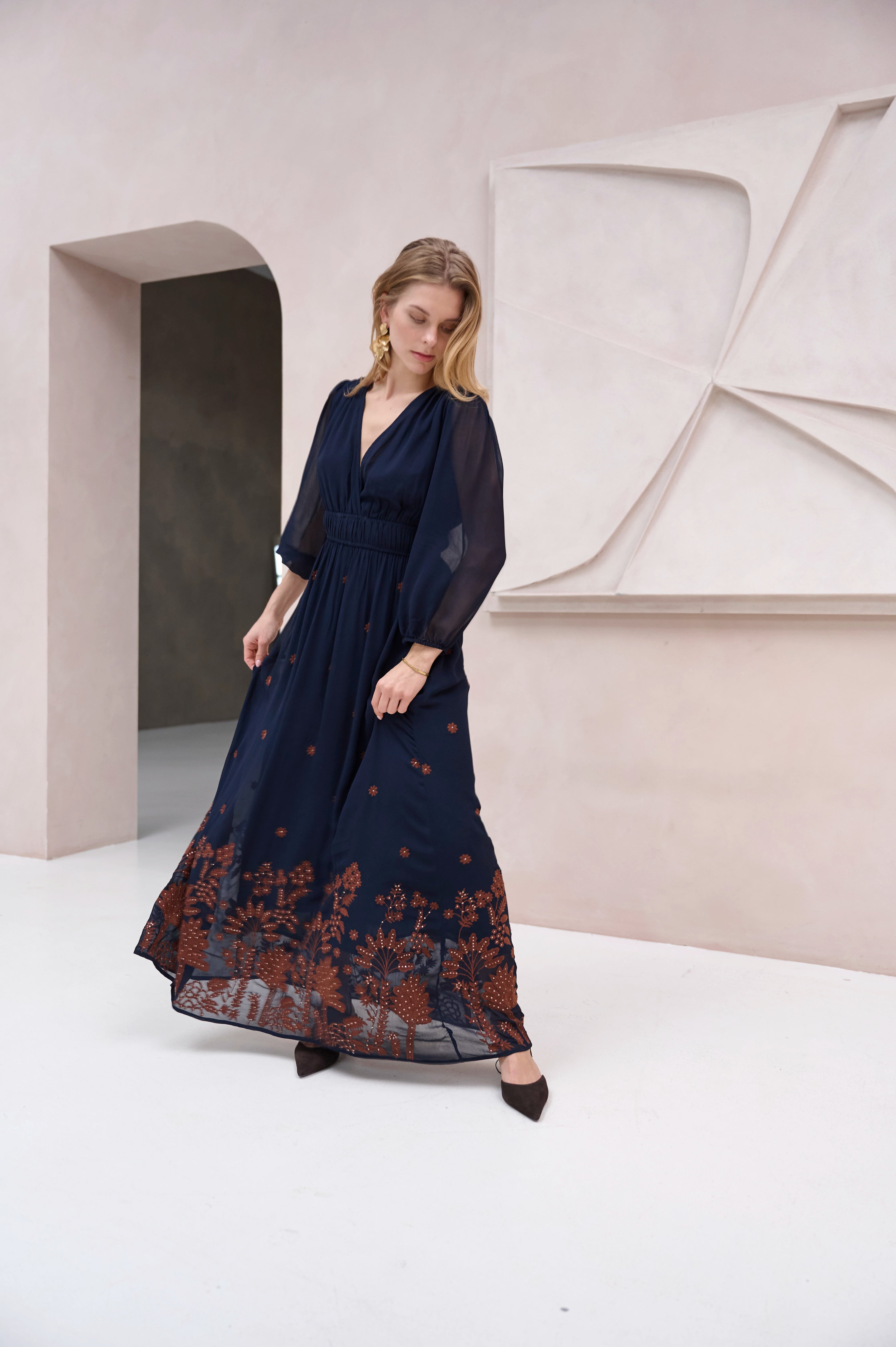 Caravan Embroidery Dress