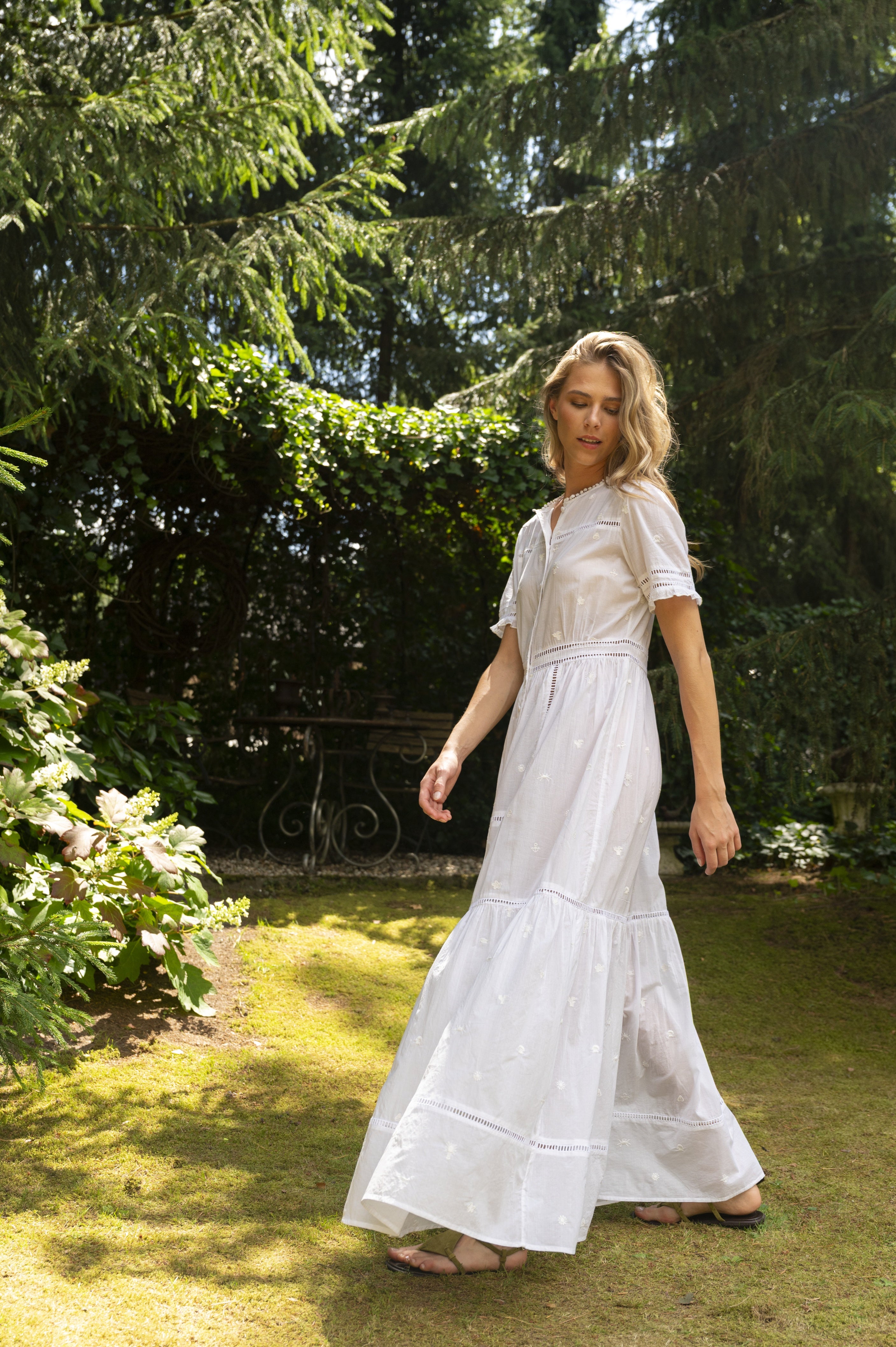 BRDR Day Ditsy Embroidery Dress Dress