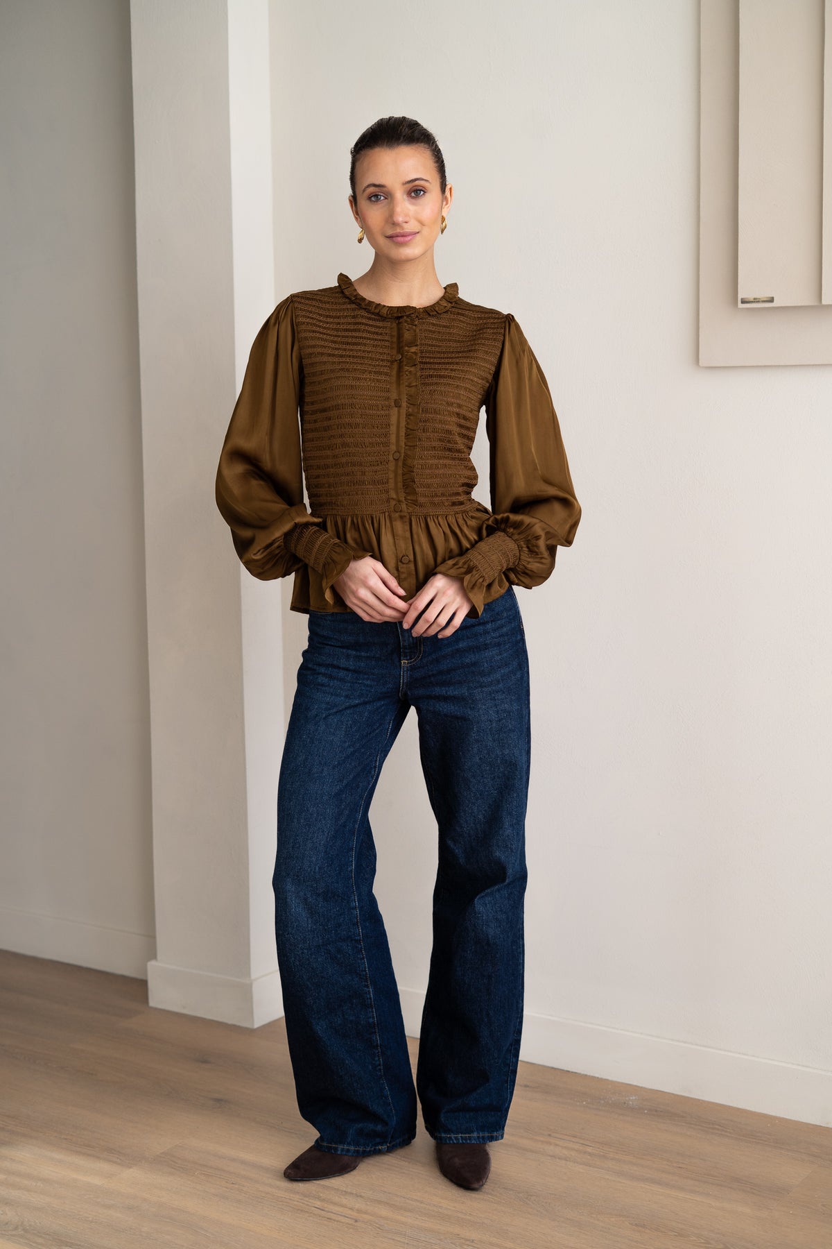 BRDR Linea Smocked Blouse Blouse