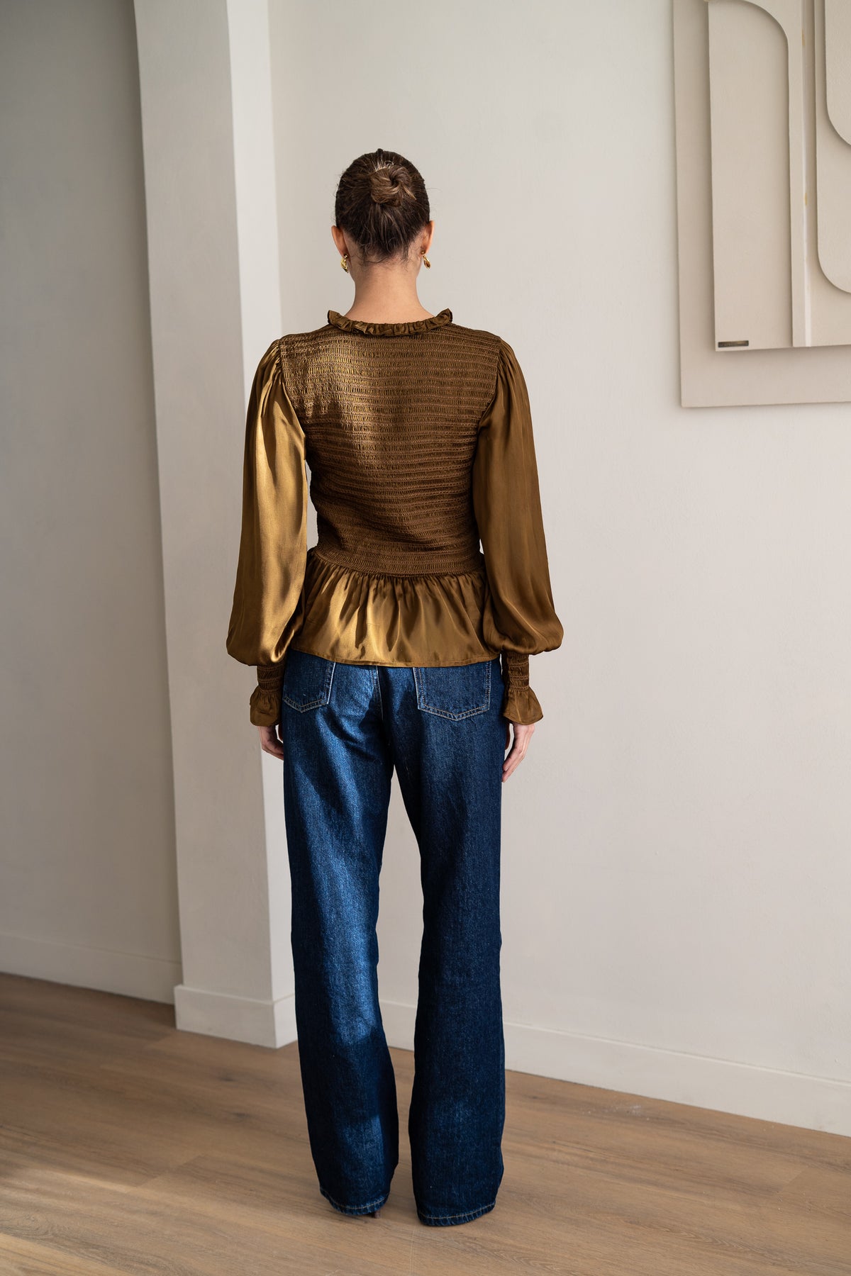 BRDR Linea Smocked Blouse Blouse