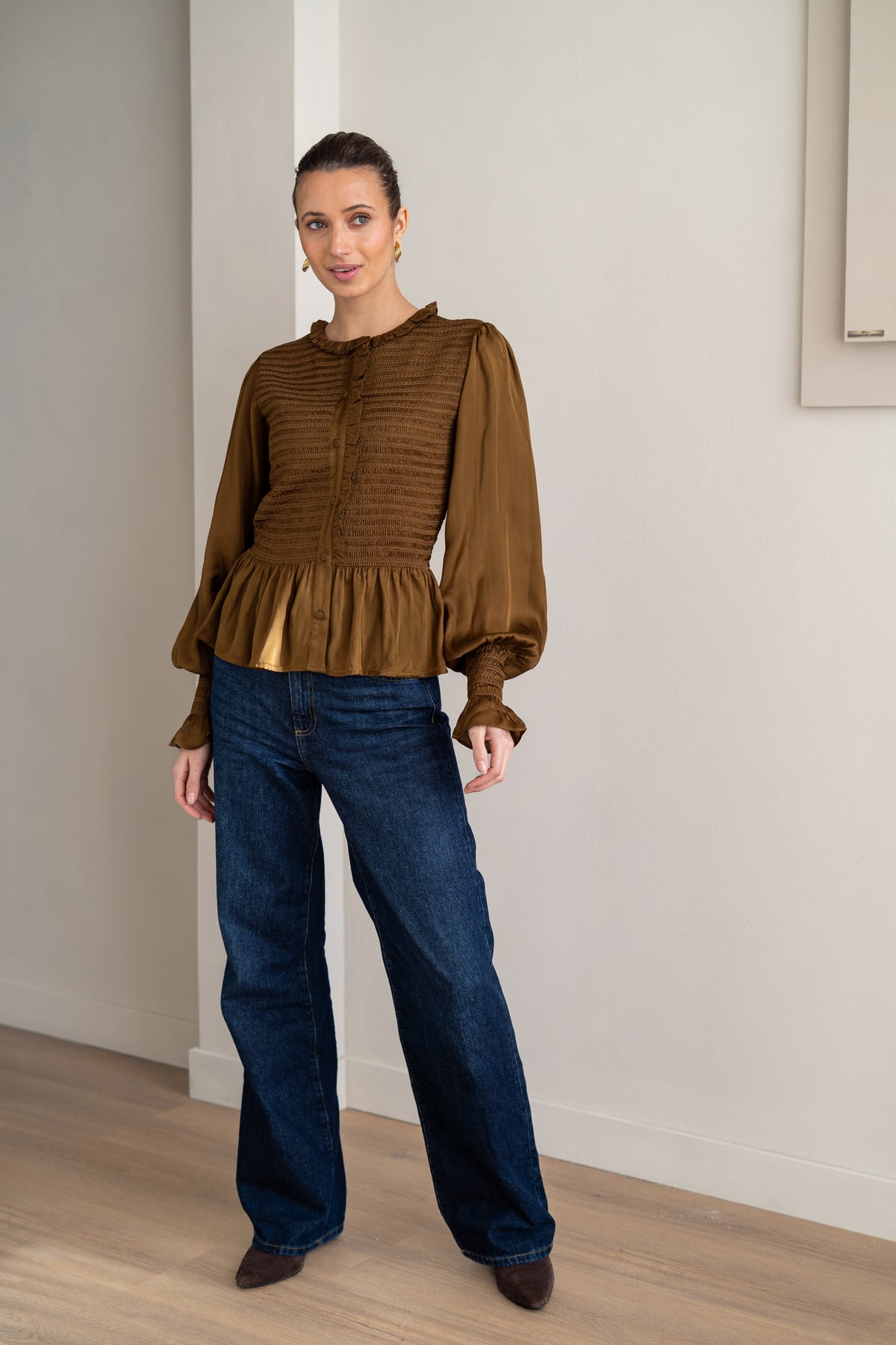 BRDR Linea Smocked Blouse Blouse