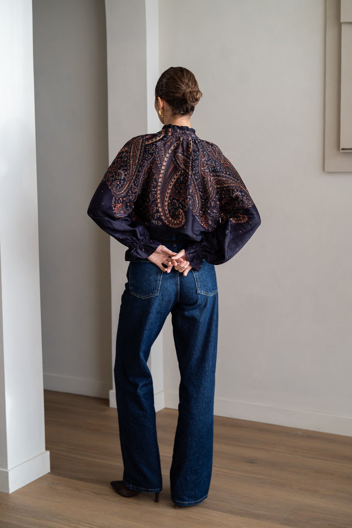 BRDR Lorella Midnight Blouse Blouse
