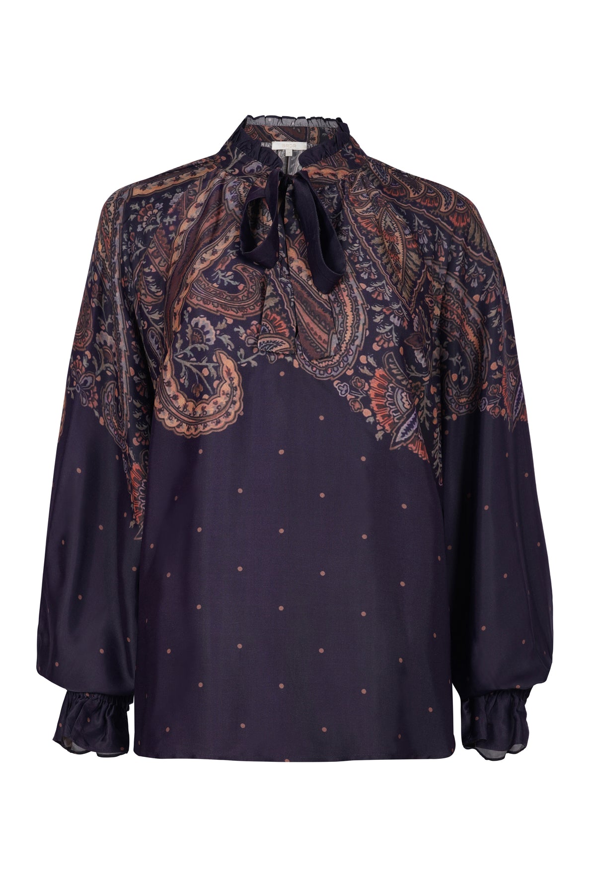 BRDR Lorella Midnight Blouse Blouse