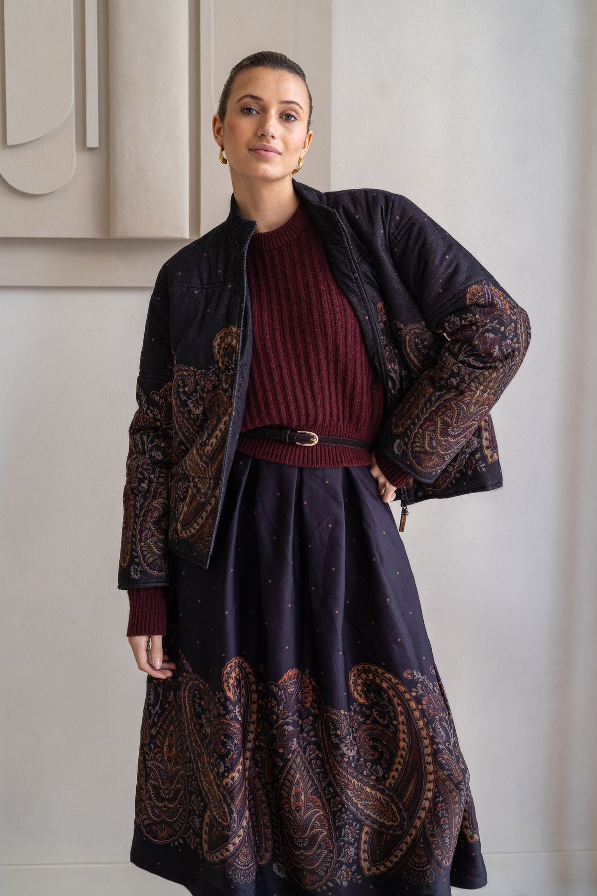 BRDR Lorella Midnight Skirt Skirt