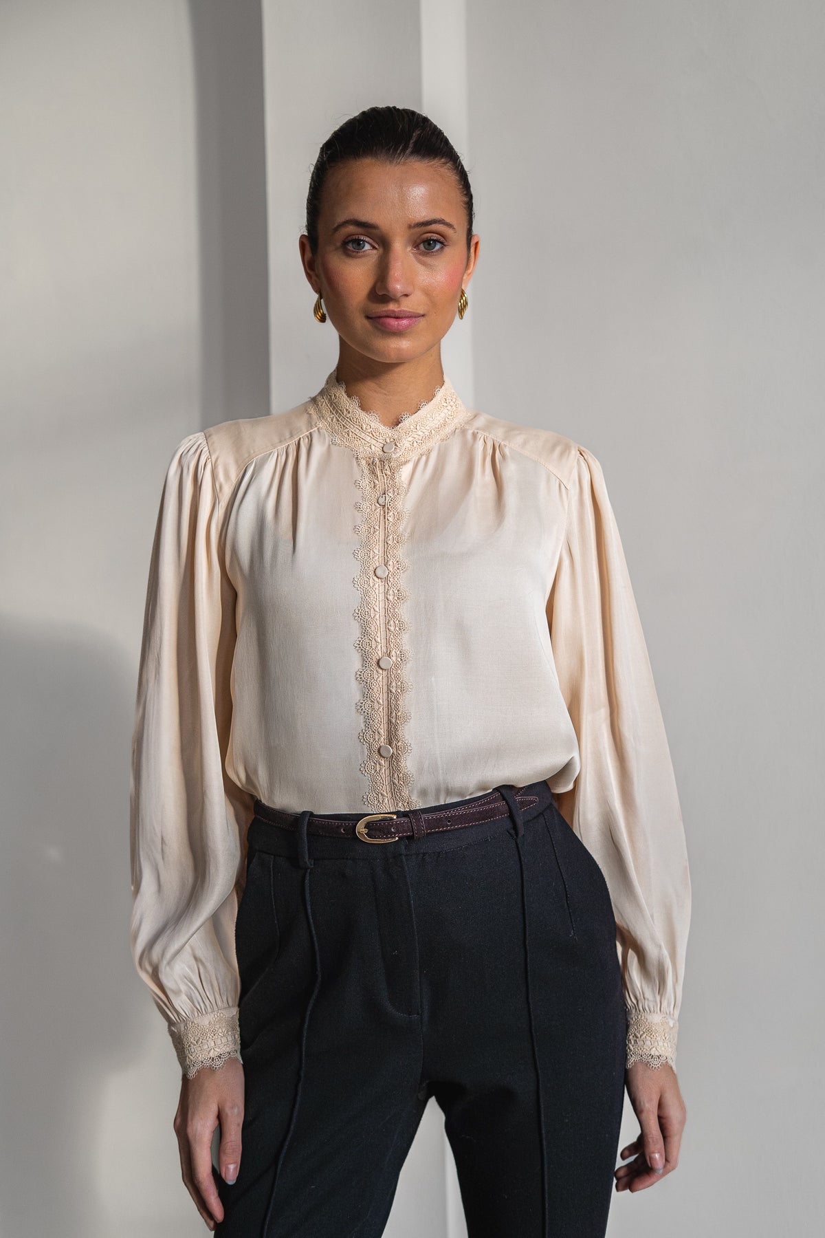 BRDR Mariella Lace Blouse Blouse