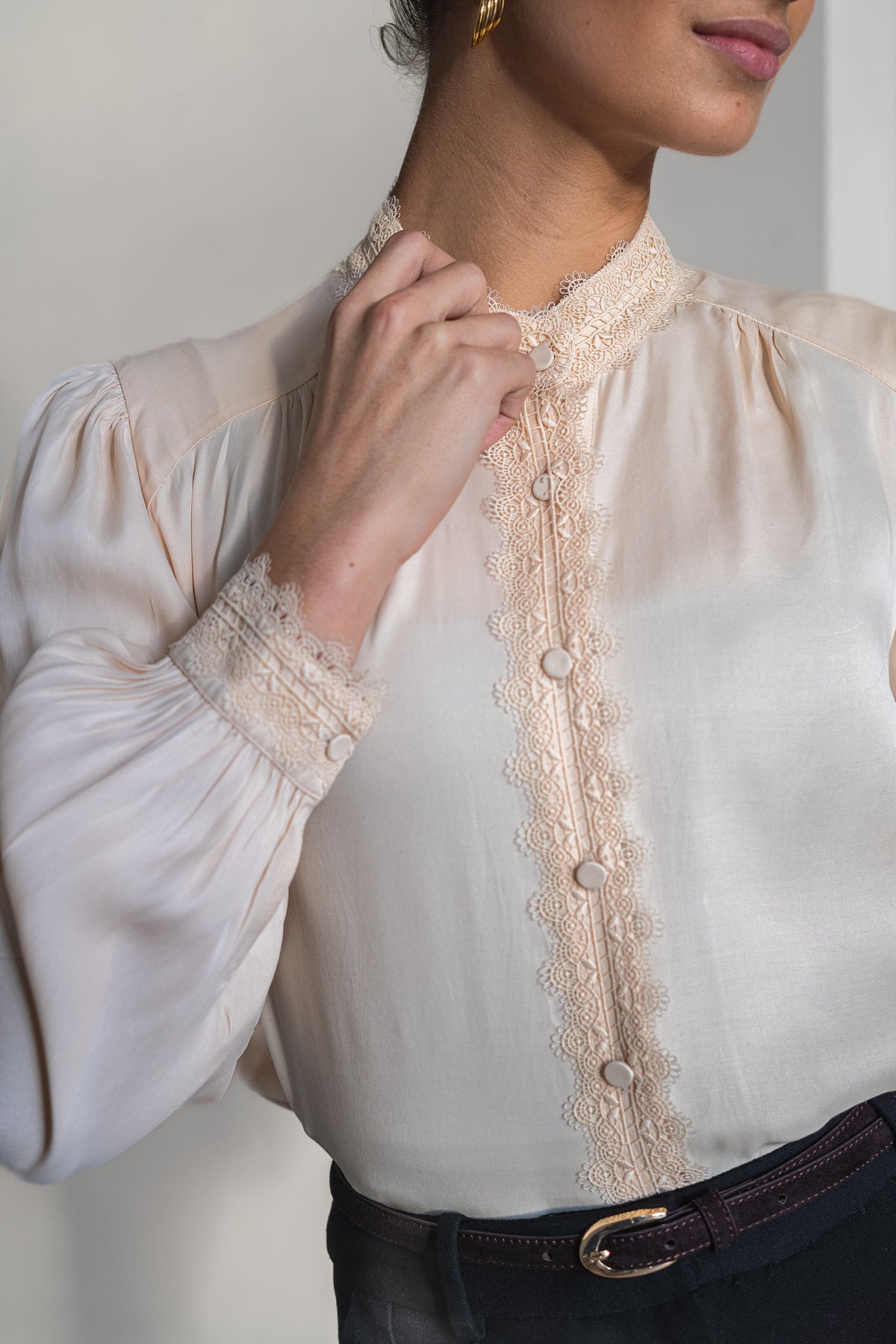 BRDR Mariella Lace Blouse Blouse