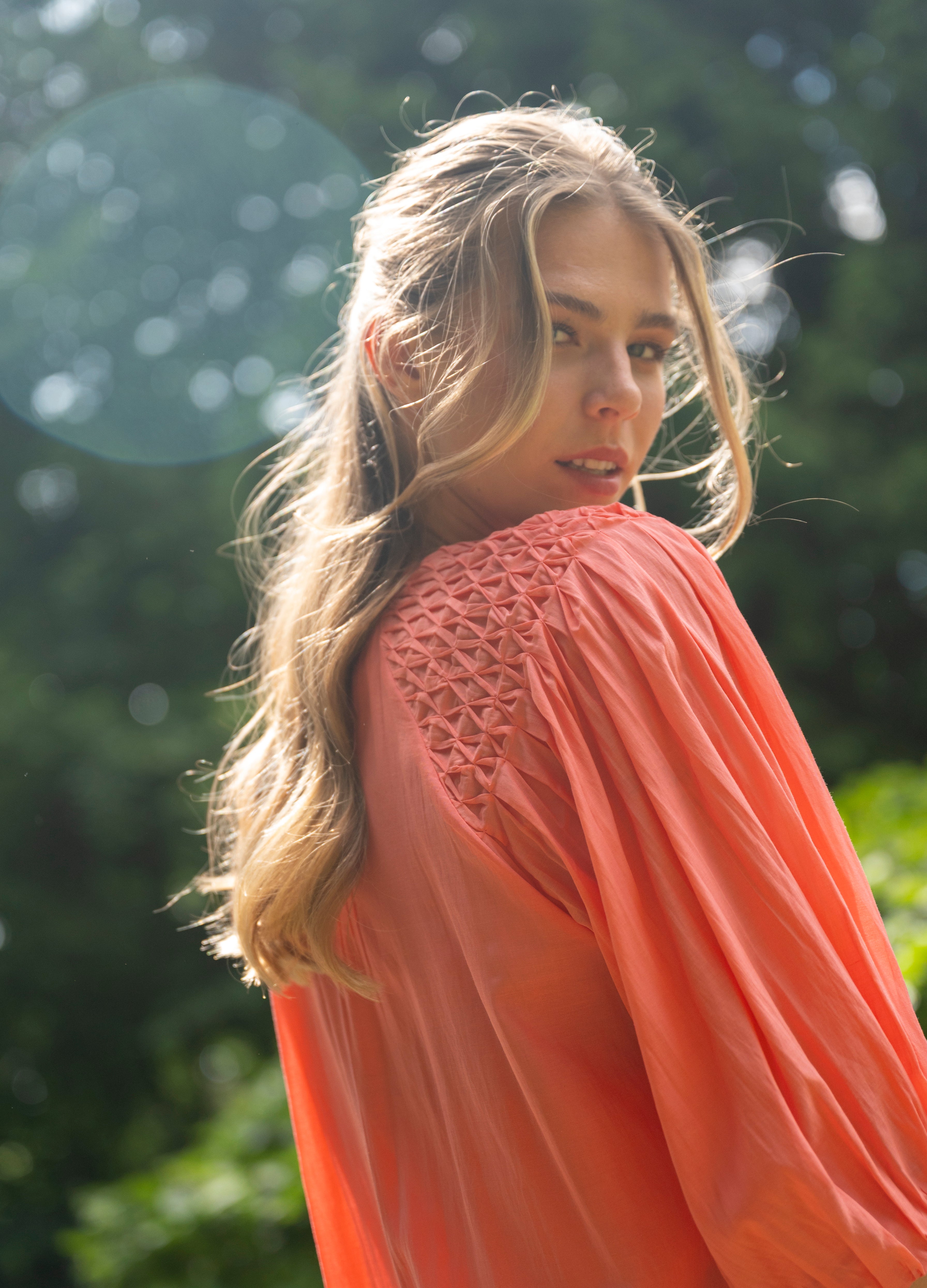 BRDR Mira Hand Textured Blouse Blouse