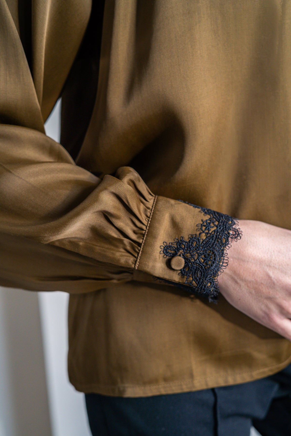 BRDR Moss Lace Blouse Blouse