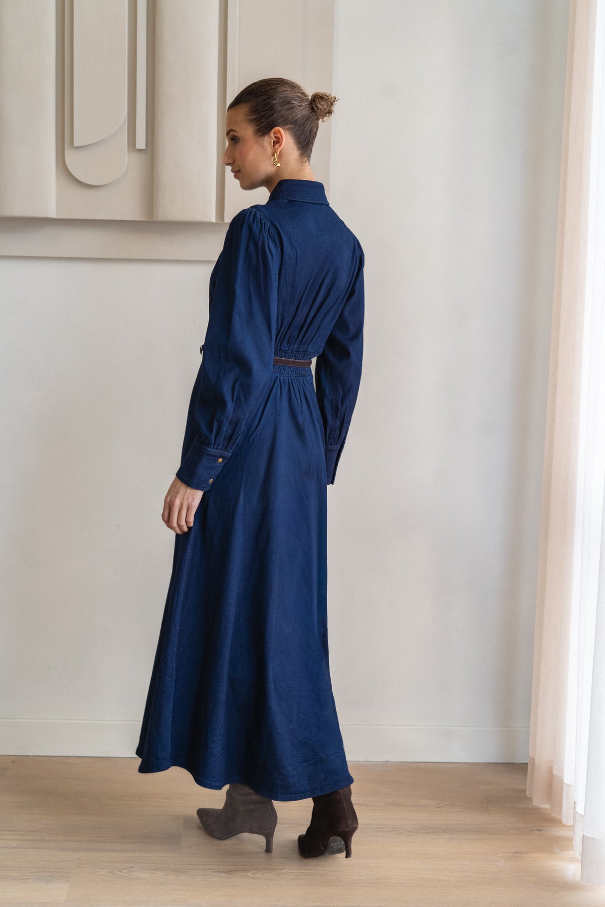 BRDR Row Denim Dress Dress