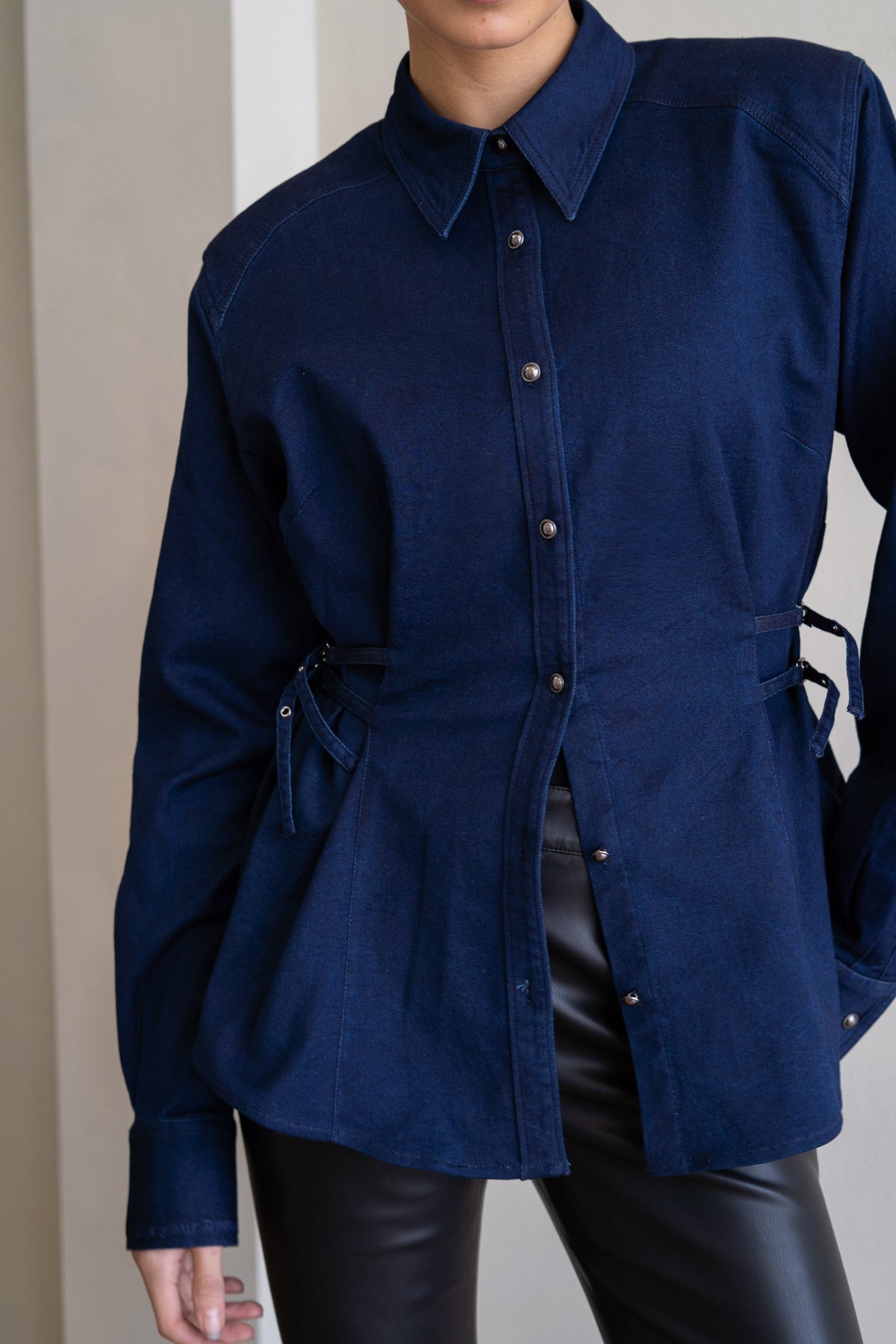 BRDR Row Denim Shirt Shirt