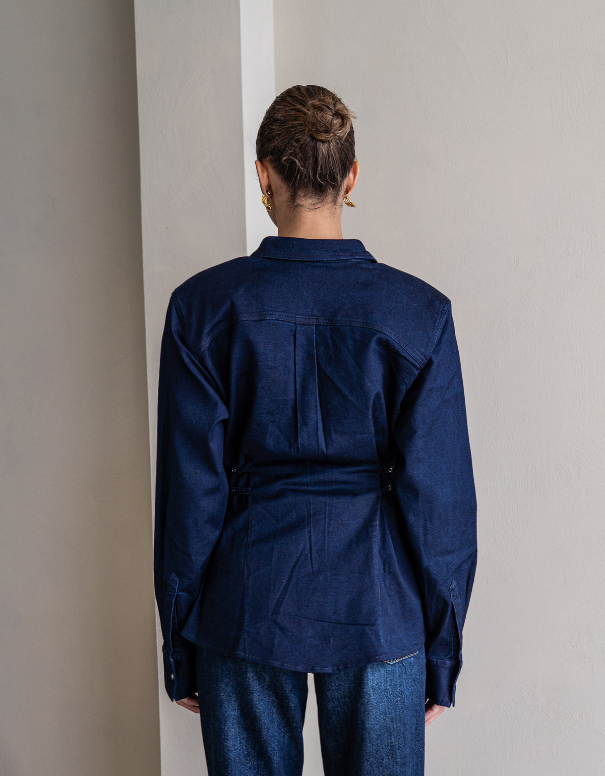 BRDR Row Denim Shirt Shirt