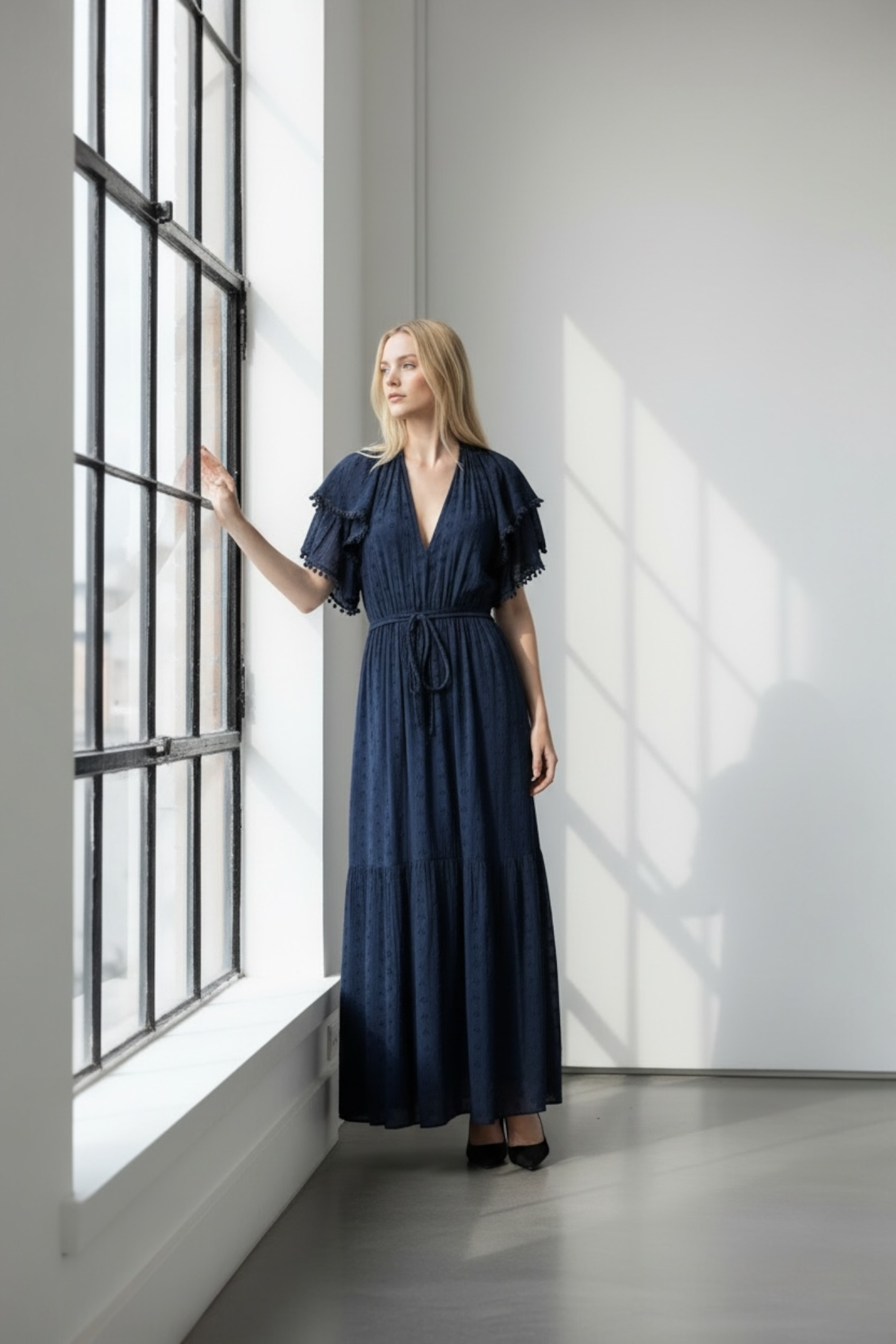 BRDR Wave Dress Dress Ultra Marine Blue