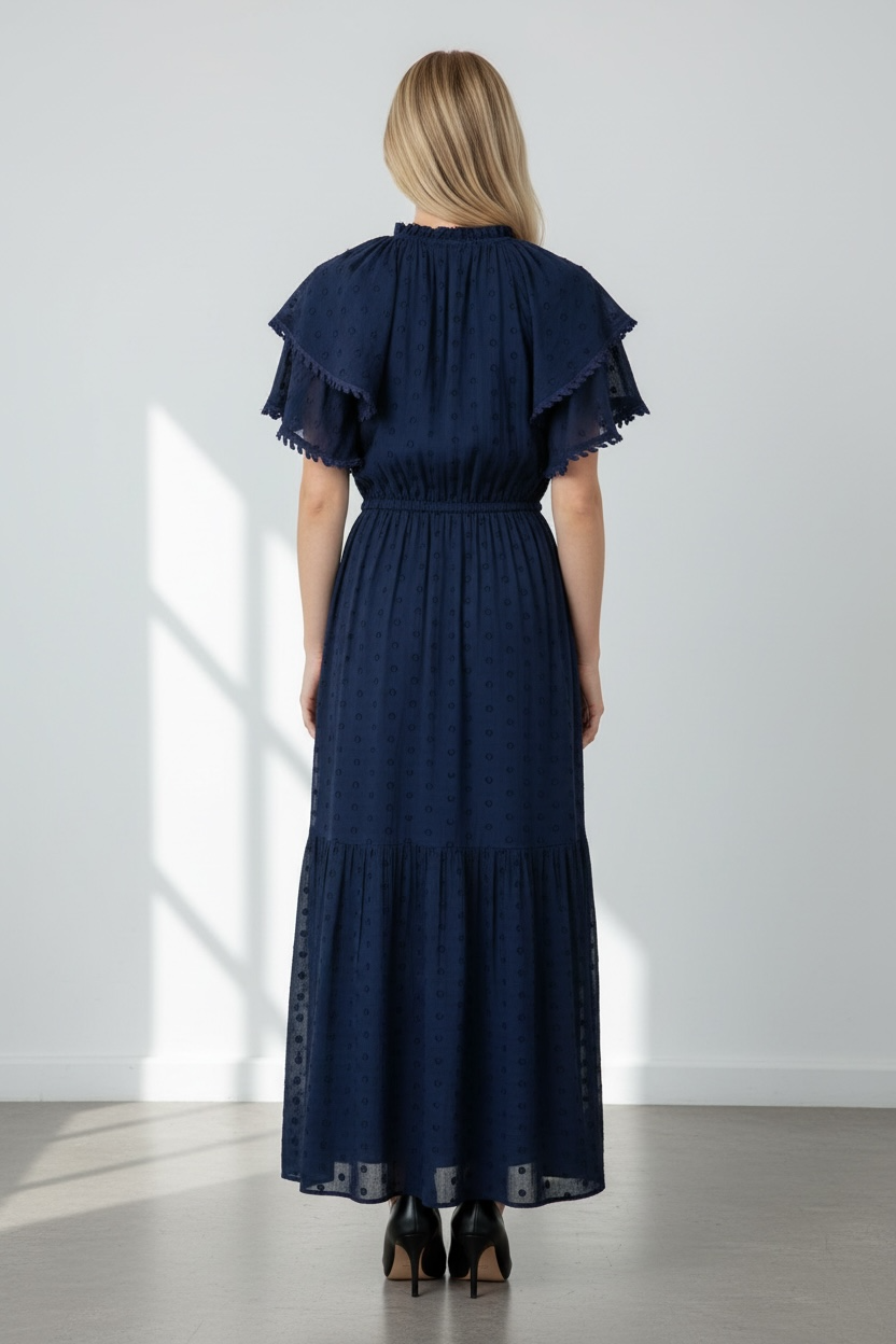 BRDR Wave Dress Dress Ultra Marine Blue