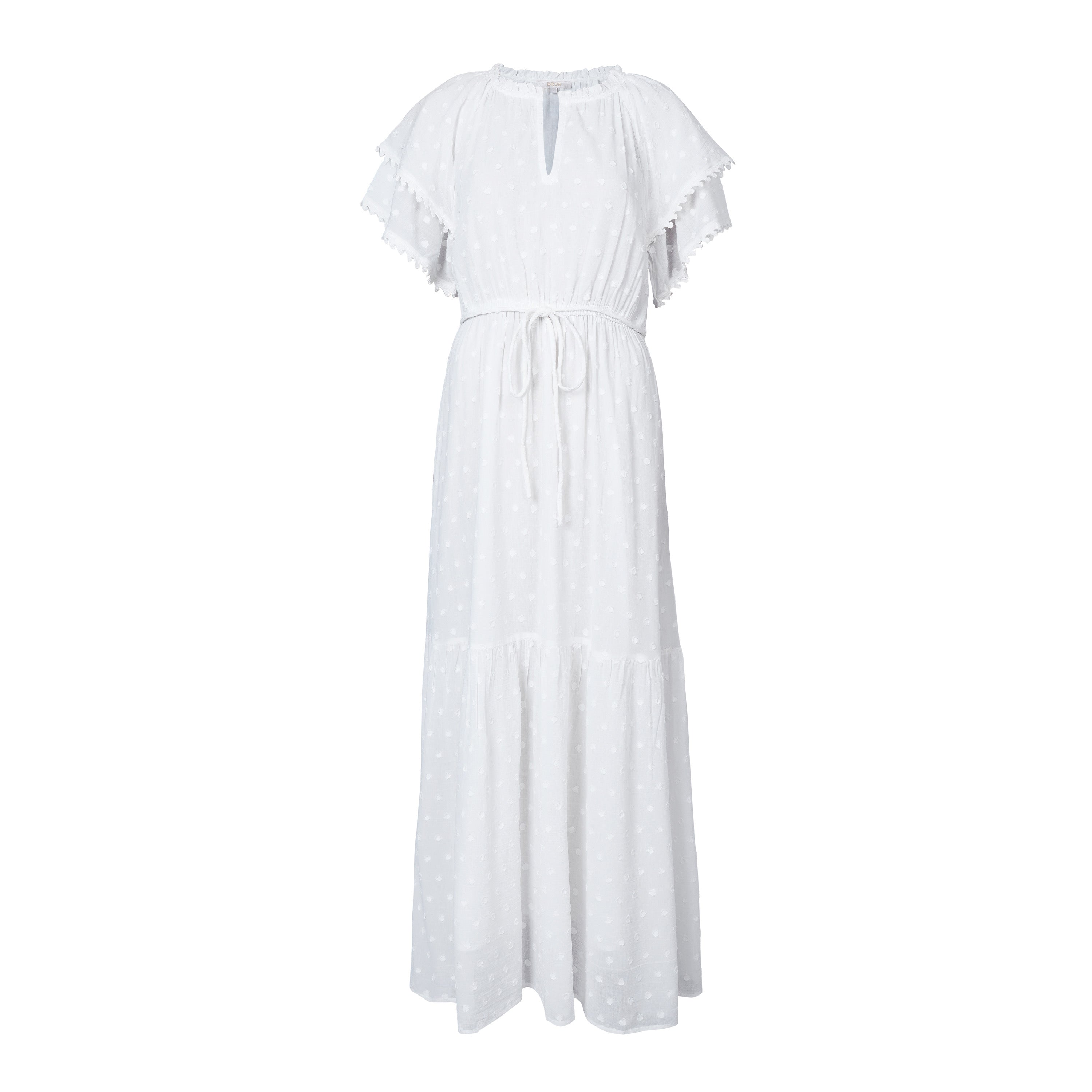 BRDR Wave Dress Dress White